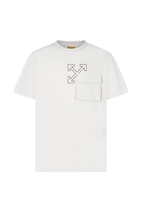 T-shirt con logo OFF WHITE KIDS | OBAA016S26JER001050